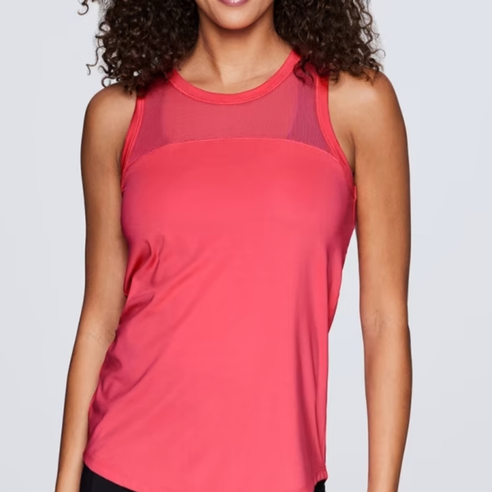 RBXSuper Soft Easy Breezy Tank Coral Size M